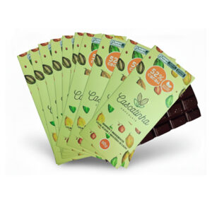 Barras de Chocolate ( Display Com 10 Barras ) 52% Cacau Sem Glúten e Lactose 800g