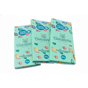 Barras de chocolate (kit com 3 barras) 72% cacau sem glúten e lactose 240g