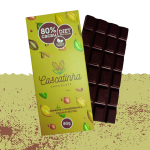 Chocolate em barra 80% Cacau Diet sem glúten e lactose 80g