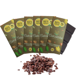 Barras de chocolate 92% Cacau sem glúten e lactose (kit com 6 barras) 150g