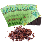 Barras de chocolate 72% cacau(display com 12 barras)sem glúten e lactose 300g
