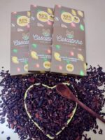 Kit 03 Barras De Chocolate Artesanal 92% Cacau Sem Lactose