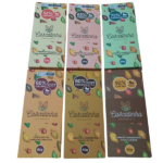 Kit 06 Barras Chocolate Artesanal Sem Lactose E Glúten